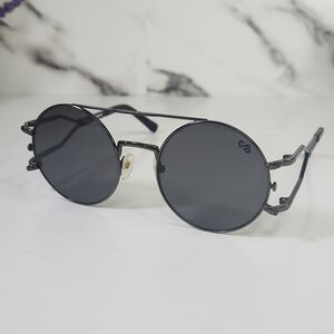 Cool Round Black Sunglasses. Unisex Shades Chili Beans USA